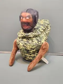 ジャイアントソルジャースキビディトイレぬいぐるみ人形カモフラージュ迷彩グリーン