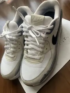 【美品】Nike Air Max 90 ホワイト/グレー/ブラック