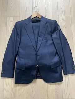 極美品　FRANCO PIZZICALLI ビジネススーツ ネイビー