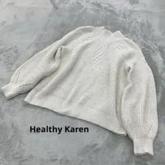 Healthy Karen ヘルシーカレン ハイネックニットセーター アイボリー