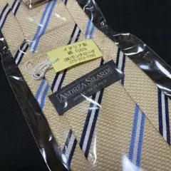 【新品】ANDREASILARDI ネクタイ　シルク　新品　レジメンタル