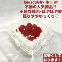 kikisquishy 苺ケーキ 純泥 苺 ホールケーキ ぼやぼや袋 スクイーズ