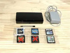 【美品】コスモブラック　任天堂 3DS 　タッチペン・充電器付き