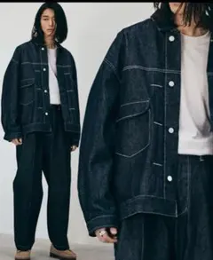 【完売品】WYM HEAVY OZ WIDE DENIM デニムジャケット M