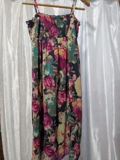 花柄キャミワンピース 　マキシカンパニー　Мサイズ
