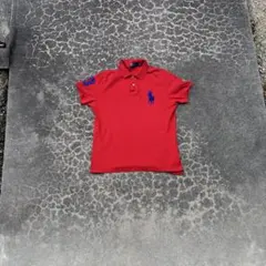 00s Polo Ralph Lauren big pony red /L