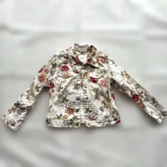 next 白/花柄ジャケット122cm