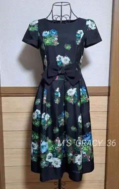 M'S GRACY 花柄ノースリーブワンピース 36 2026年最新】エムズグレイシー ワンピースの人気アイテム - メルカリ