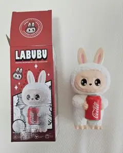 ラブブ　貯金箱　コーラ　白色