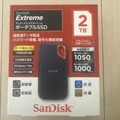 ［新品・未使用品］SanDisk Extreme ポータブルSSD 2TB
