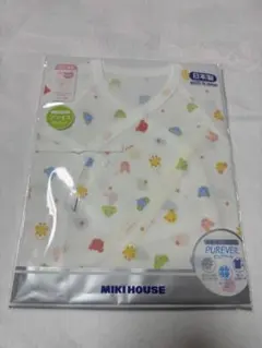 ［未開封］MIKI HOUSE ベビー肌着 カラフルクマ柄