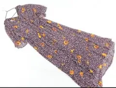 新品未使用 AZUL BY MOUSSY 愛らしい小花柄前開きマキシワンピース