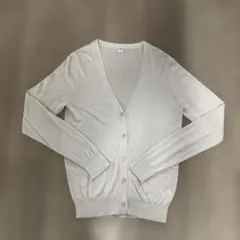 UNIQLO Vネック カーディガン ベージュ Mのサムネイル