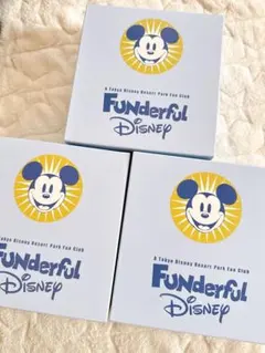 ファンダフル　ディズニー ミッキーマウス フェイスタオル 3セット