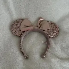 ディズニー　カチューシャ ローズゴールド
