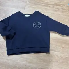 oottbebe xs 80 ネイビー　トレーナー