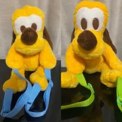 激レア】【当時品】ディズニー プルート ぬいぐるみ リュック 2点