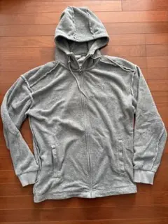 PUMA グレー ジップアップパーカー