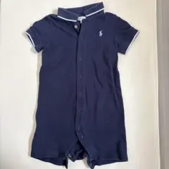 Ralph Lauren ネイビー ロンパース 80