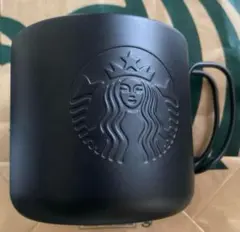 スターバックス☆新品未使用☆ステンレスマットブラックマグカップ