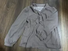 MISCH MASCH ボウタイ長袖ブラウス Mサイズ ピンクベージュのサムネイル