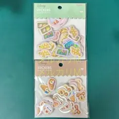 ディズニー Nuiパン ぷっくりピースシール 2個セット