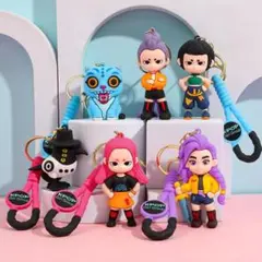 KPOPデーモンハンターズ キーホルダー ルミ ミラ ゾーイ 他６個セット