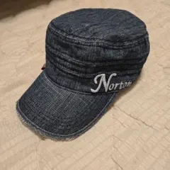 Norton ワークキャップ デニム ユニオンジャック刺繍のサムネイル