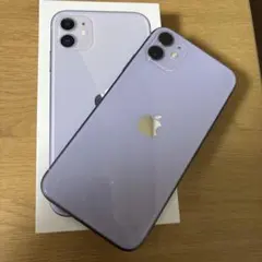 Apple iPhone 11 パープル128GB箱付き