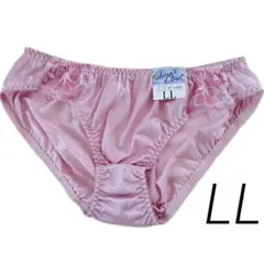 ピンクのパンティ　つるつる　トリコットショーツ　女の子　1枚　大きいサイズ　LL