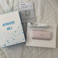 新品未使用　Anker Nano Power Bank ピンク