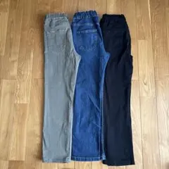 GU 140cm パンツ　3本セット