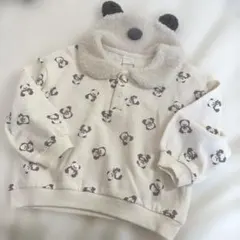 新品　バースデイ　テータテート　裏毛　トレーナー　パンダ　90