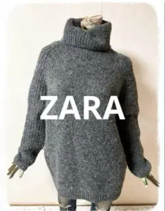 ☘️B2☘️ZARA タートルニット トップス S