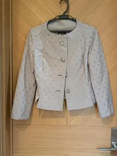 YUKI TORII ベージュ ドット柄 スーツセット