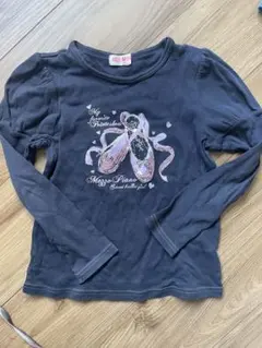 メゾピアノ バレエシューズ 長袖カットソー 130cm