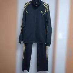 アディダス ジャージ 上下 セット メンズ 黒 金【訳あり】adidas 2XO