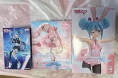 初音ミク・桜ミク フィギュアセット　3種　3個
