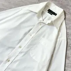 LAUREN RALPH LAUREN コットン BD シャツ ホワイト 無地
