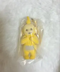 テレタビーズ ラーラ マスコット キーホルダー フロッキーフィギュア イエロー