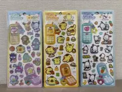 【即日発送】サンリオキャラクターズ 平成はっぴーフォンステッカー 3点セット