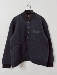 90s 初期 RRL 3つ星 ロゴ プリント スナップ スウェット ヴィンテージのサムネイル