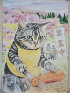 MI様専用「まとめ買い、色鉛筆画」原画A4