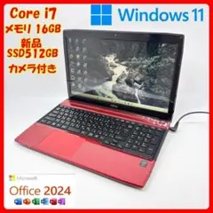 ノートパソコン 高性能 SSD128/メモリ8/カメラ/オフィス付 - メルカリ