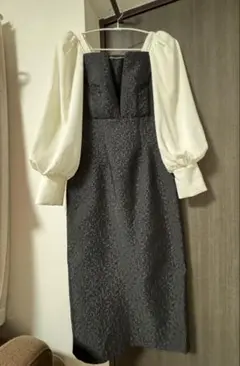 Crillon Crystal Pearl Jaquard Dress - メルカリ