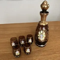 アレクサンドライトカラー デキャンタグラス ベネチア - メルカリ