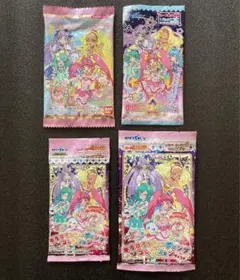 トゥインクルプリキュア　カードパッケージ(外装/袋/包材)　4種　開封済みのサムネイル