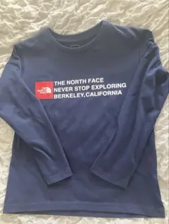THE NORTH FACE 長袖Tシャツ ネイビー 140