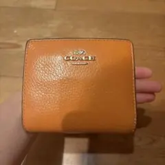 COACH 二つ折り財布 オレンジのサムネイル