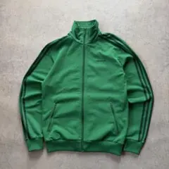 00's adidas アディダス トラックジャケット ロゴ 緑